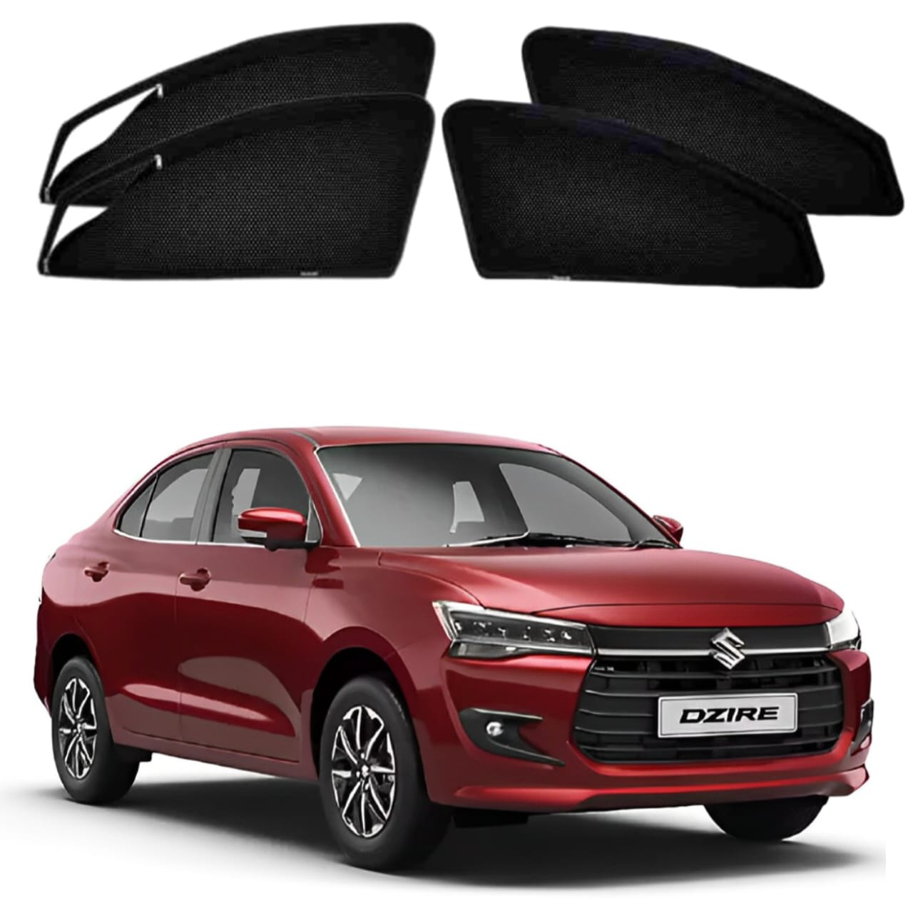 Car Premium Magnetic Curtain with Zipper for Swift dzire (2024 Onwards)