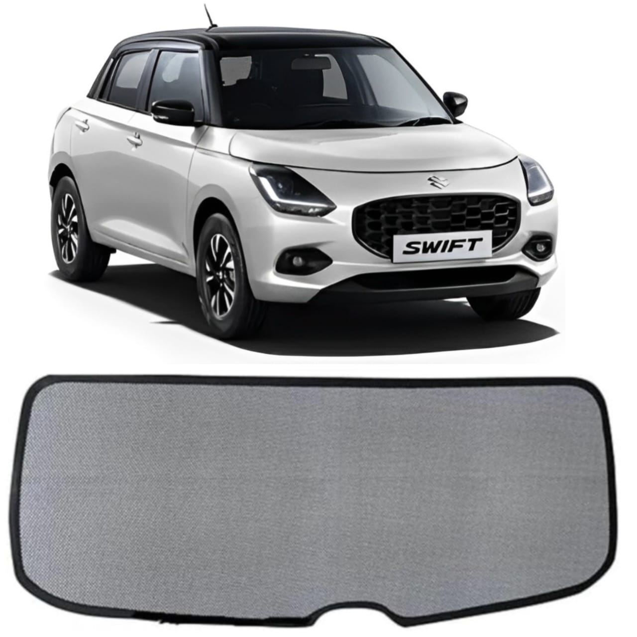 Car Rear Window Sunshades Dicky for Swift (2024 Onwards)