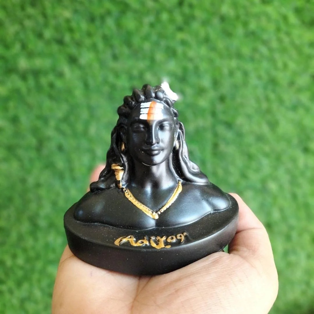 ADIYOGI Home Decor (Medium Size) - Black