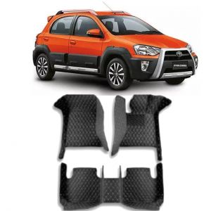 Floor Mats for Etios Cross - black