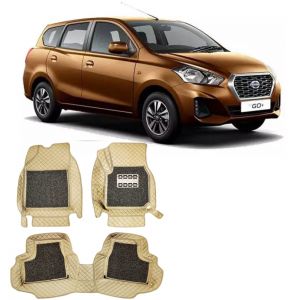 Floor Mats for Datsun Go Plus  - Beige