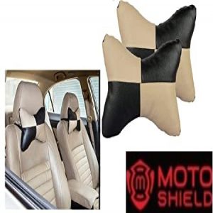 Premium Neck Rest Neck Supporters Pillow Cushion Square Chess Design for All Cars