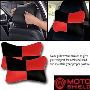 Premium Neck Rest Neck Supporters Pillow Cushion Square Chess Design for All Cars