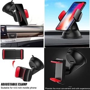 Headrest Mobile Holder with Swivel Mechanism - black